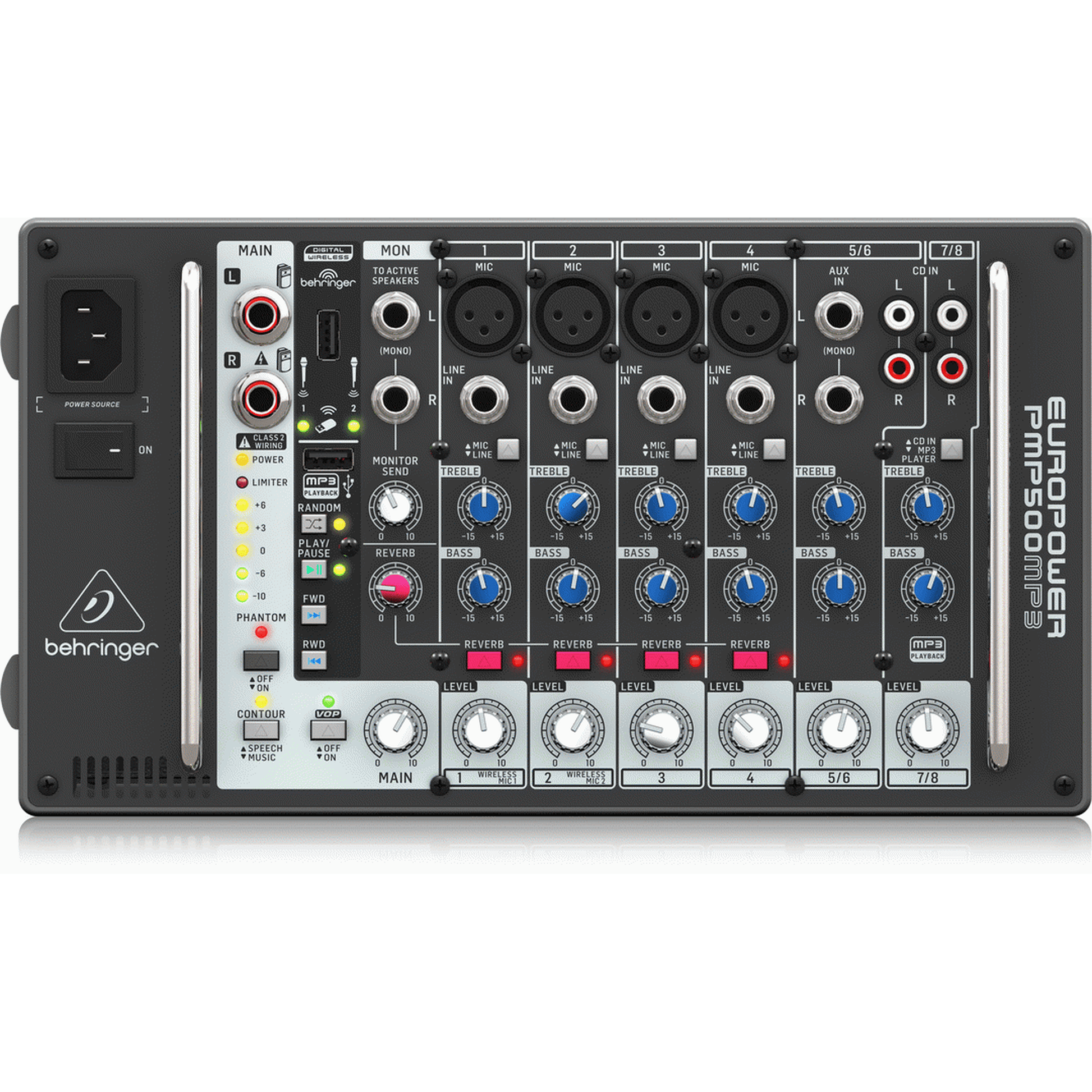 Behringer Europower PMP500MP3 Powered Mixer from Joondalup Music Centre