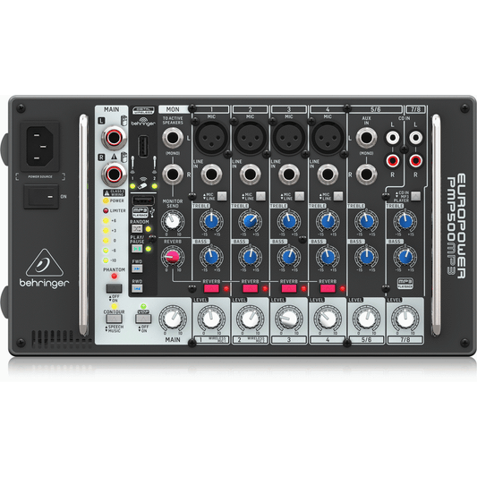 Behringer Europower PMP500MP3 Powered Mixer from Joondalup Music Centre