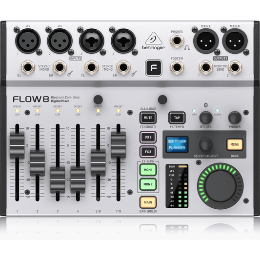 Behringer Flow-8 Digital USB Mixer from Joondalup Music Centre
