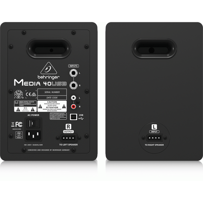 Behringer Media 40USB Studio Monitors (Pair) from Joondalup Music Centre 2