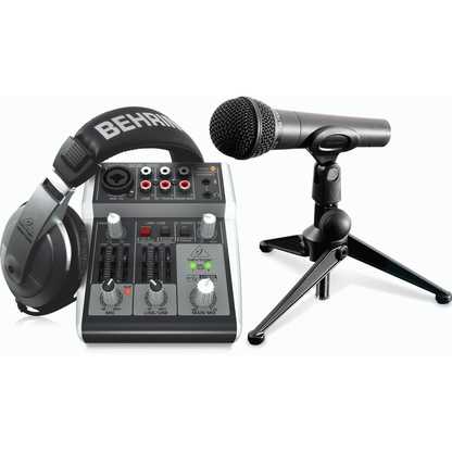Behringer Podcastudio 2 USB Recording Pack from Joondalup Music Centre