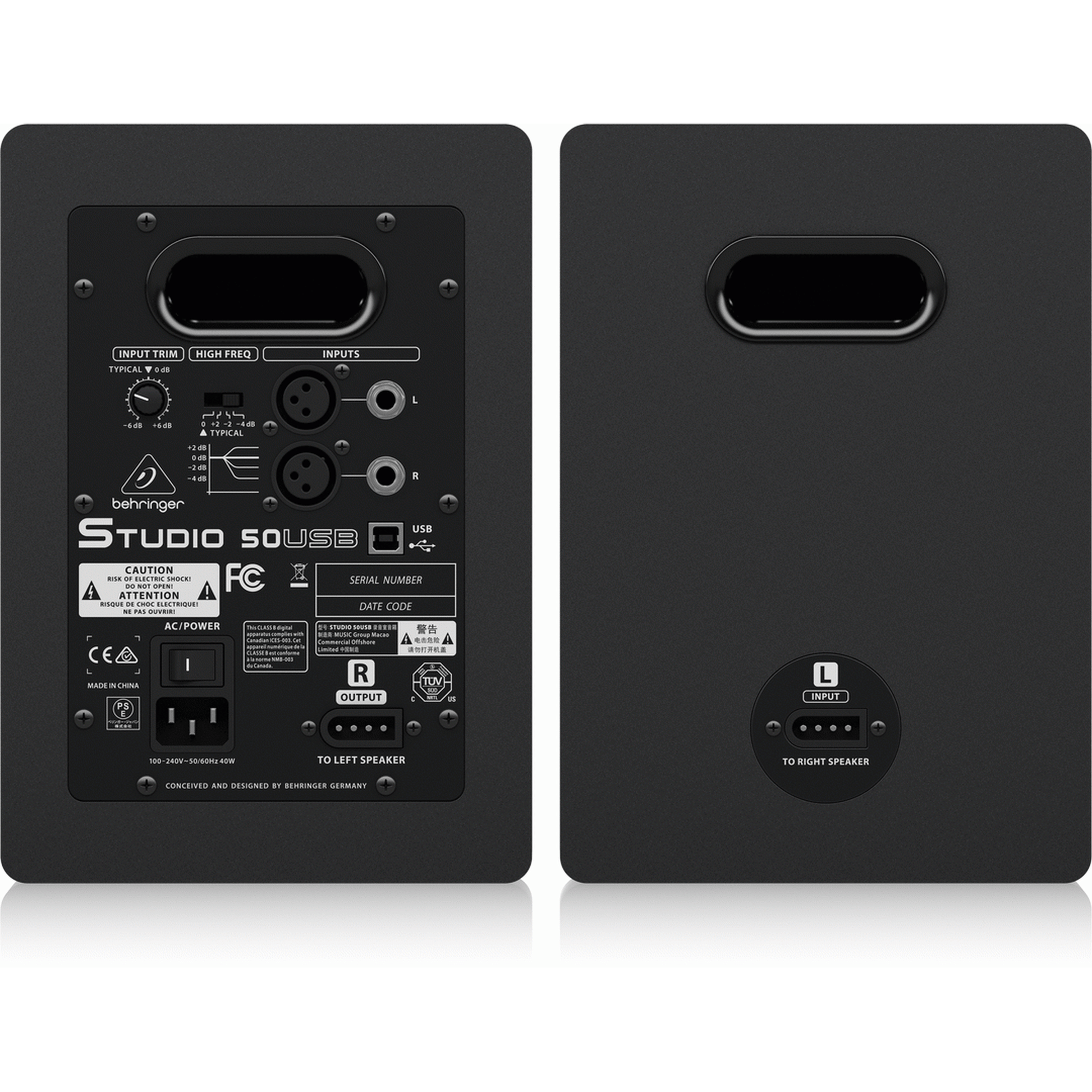 Behringer Studio 50USB Studio Monitors (Pair) from Joondalup Music Centre 4