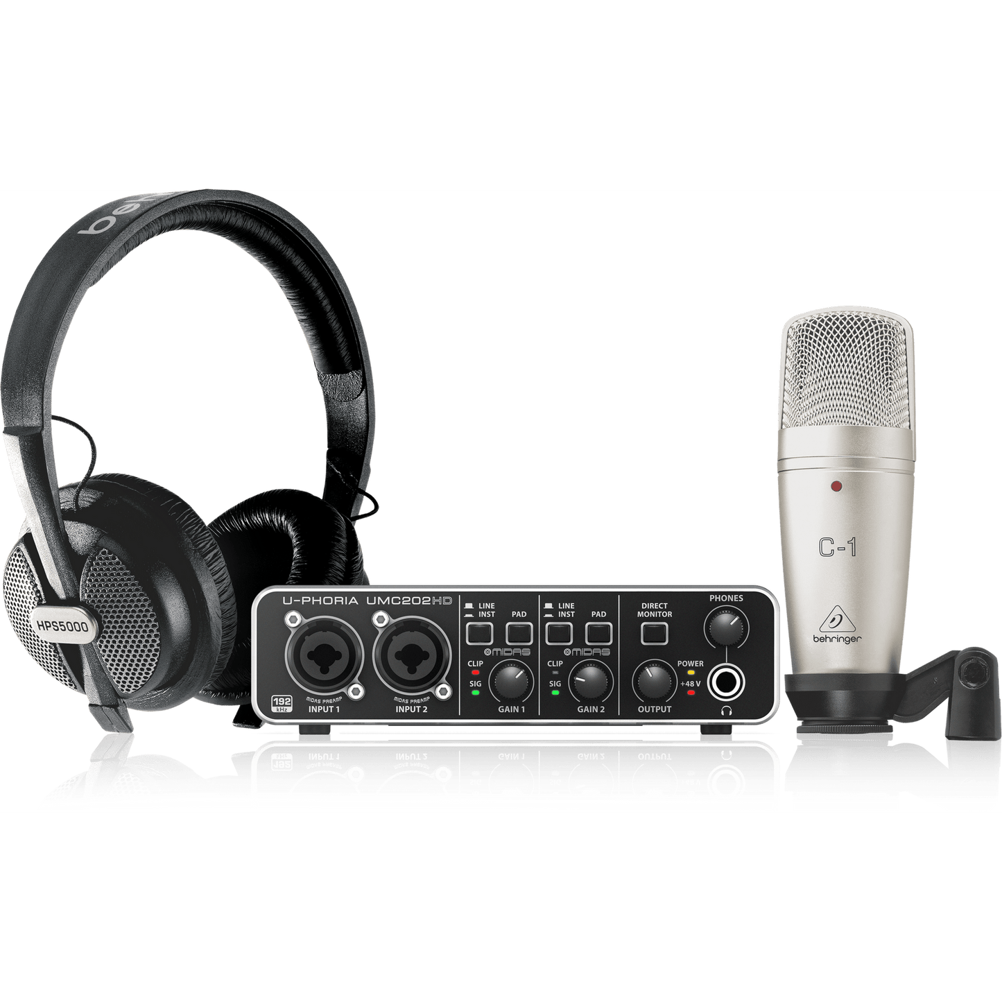 Behringer U-Phoria Studio Pro Recording Pack from Joondalup Music Centre