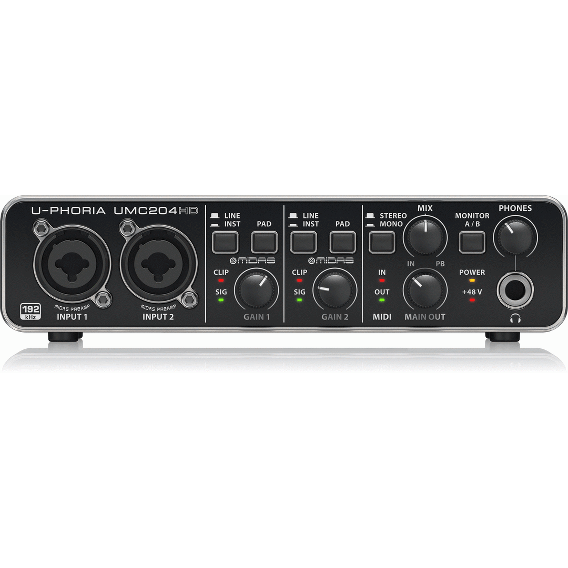 Behringer U-Phoria UMC204HD Interface from Joondalup Music Centre