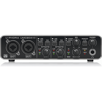 Behringer U-Phoria UMC204HD Interface from Joondalup Music Centre