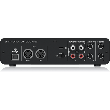 Behringer U-Phoria UMC204HD Interface from Joondalup Music Centre 2
