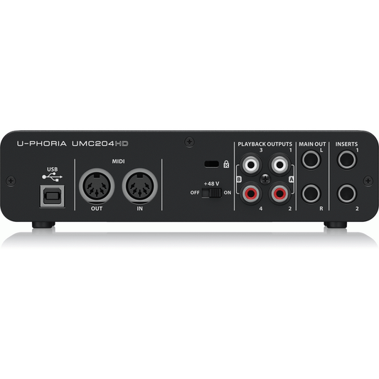 Behringer U-Phoria UMC204HD Interface from Joondalup Music Centre 2