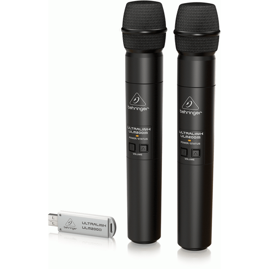 Behringer Ultralink ULM202USB 2.4G Wireless Microphone System For Behringer Pa from Joondalup Music Centre