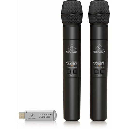 Behringer Ultralink ULM202USB 2.4G Wireless Microphone System For Behringer Pa from Joondalup Music Centre 2