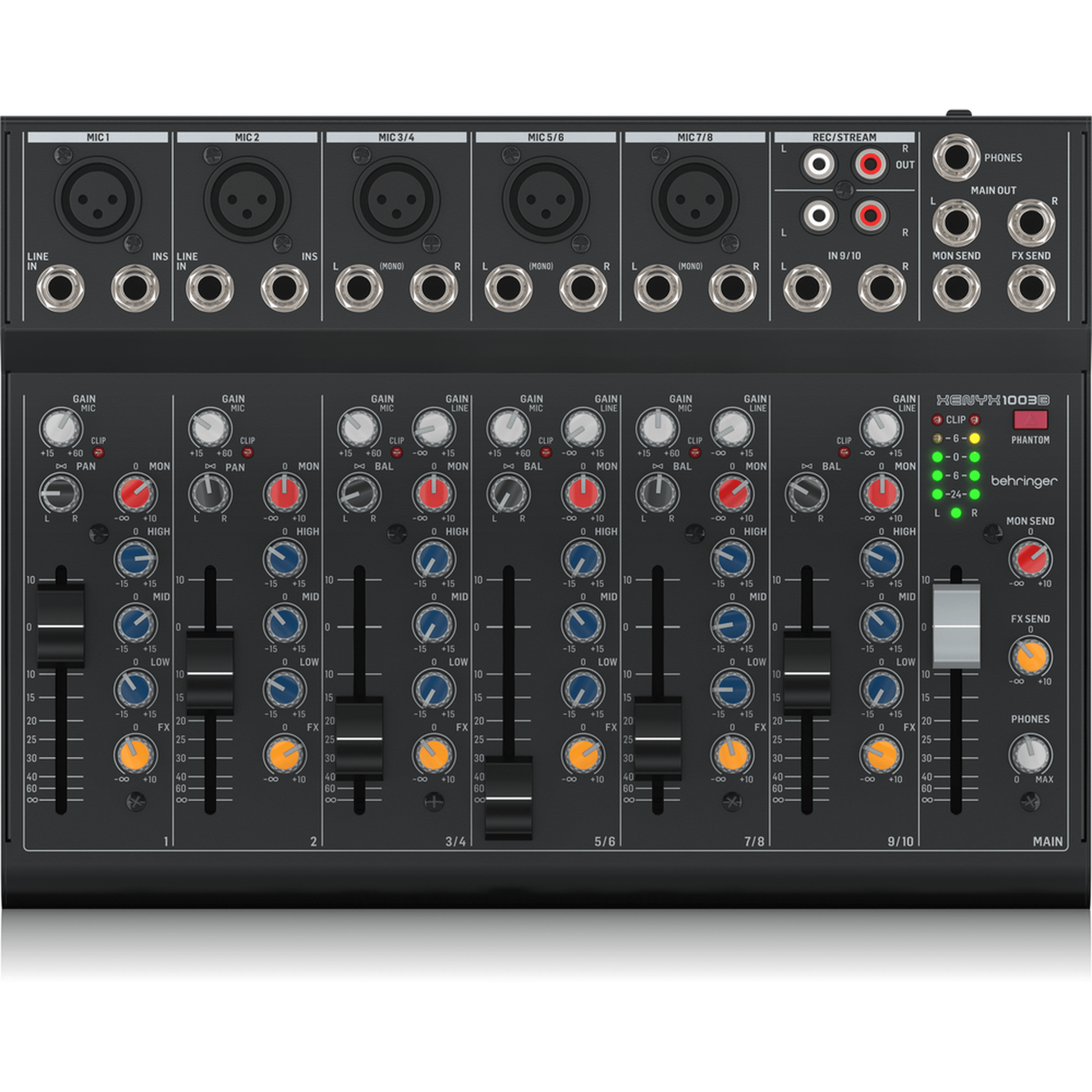 Behringer Xenyx 1003B 10-Channel Portable Mixer from Joondalup Music Centre