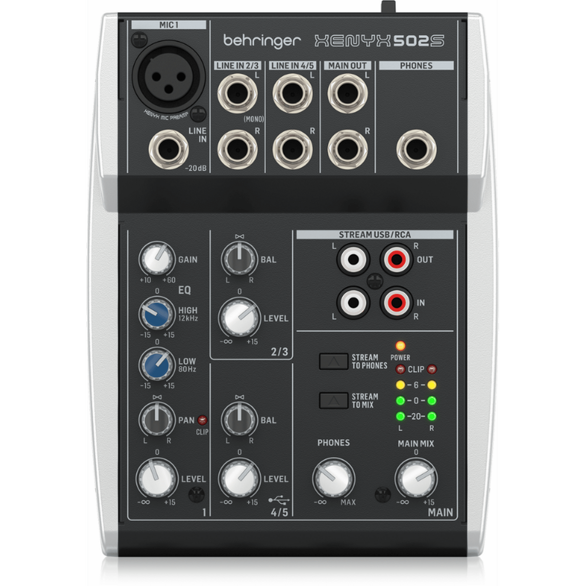 Behringer Xenyx 502S 5 Channel Mixer from Joondalup Music Centre