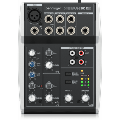 Behringer Xenyx 502S 5 Channel Mixer from Joondalup Music Centre