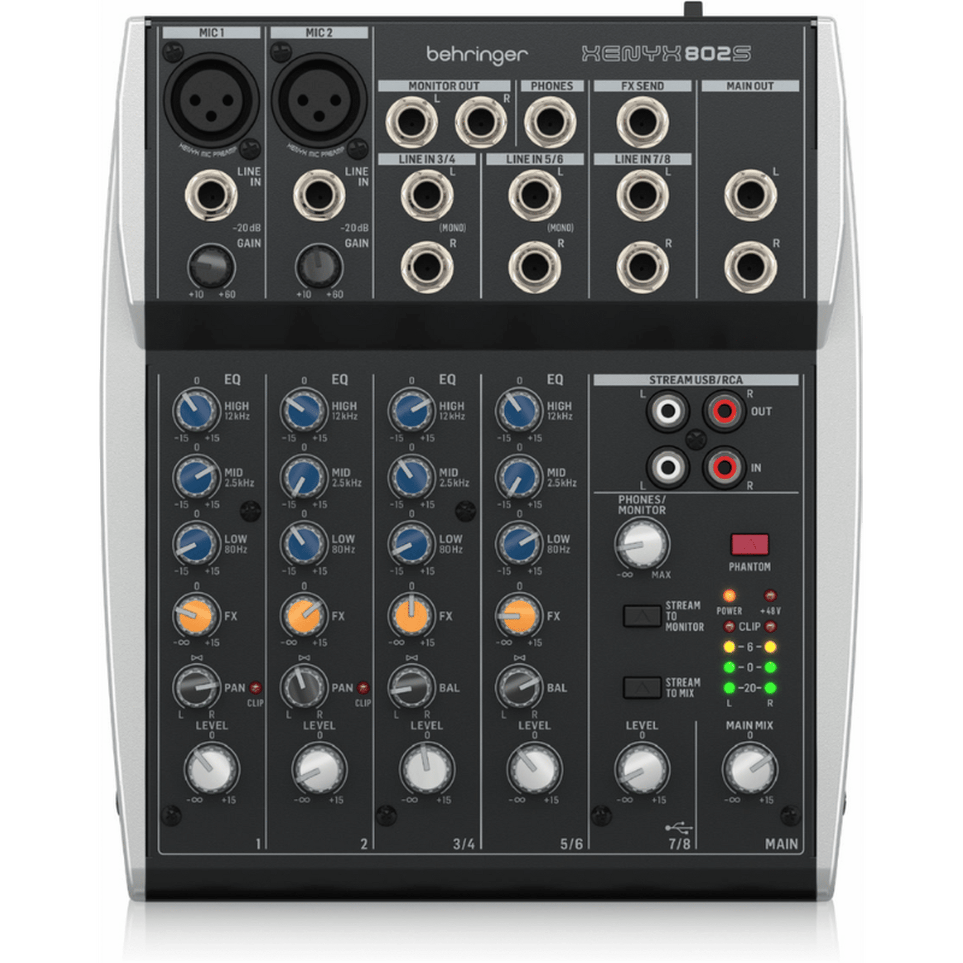 Behringer Xenyx 802S 8 Channel Mixer With USB from Joondalup Music Centre