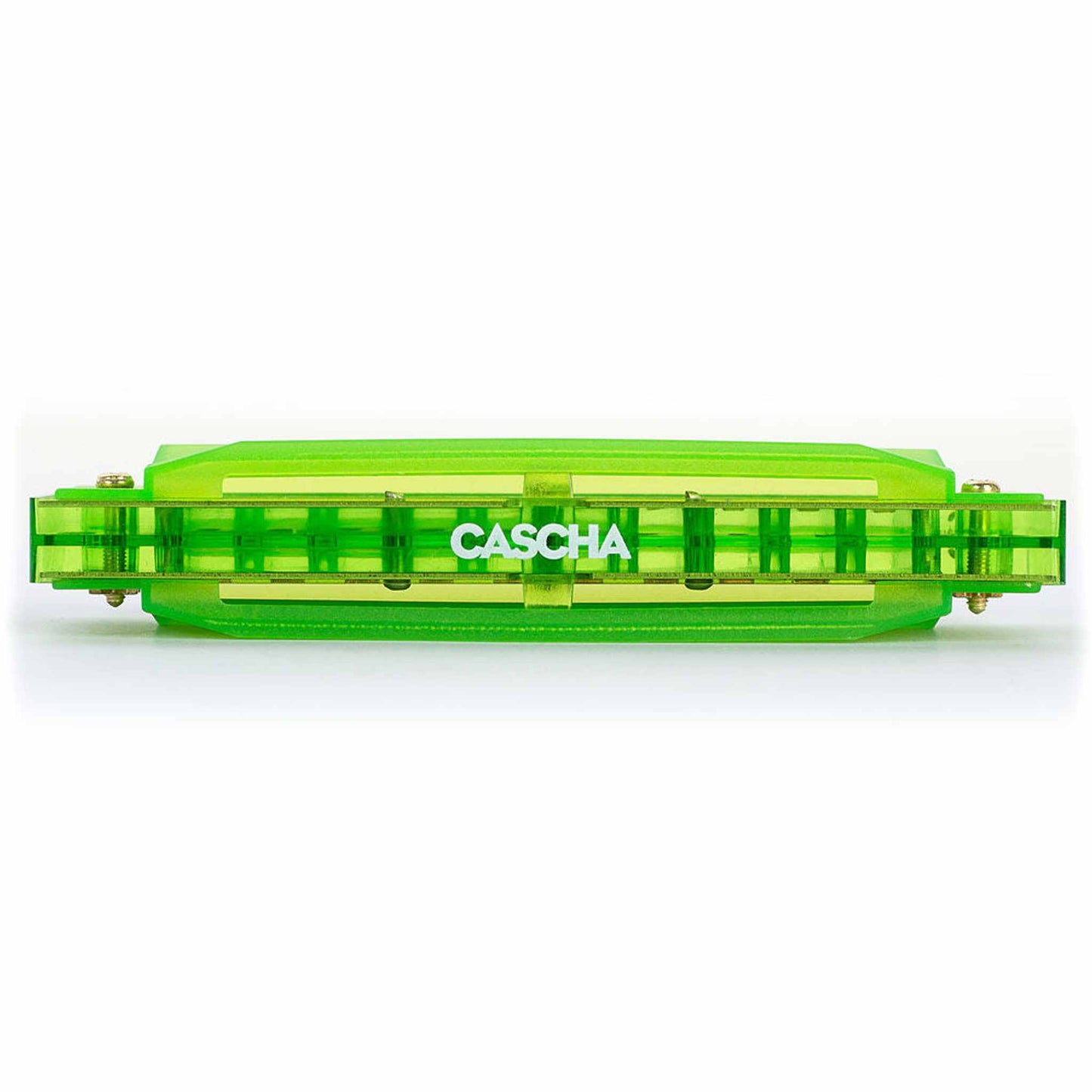 Cascha Fun Series 10-Hole Diatonic Harmonica - Transparent Green - Key of C