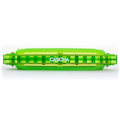 Cascha Fun Series 10-Hole Diatonic Harmonica - Transparent Green - Key of C