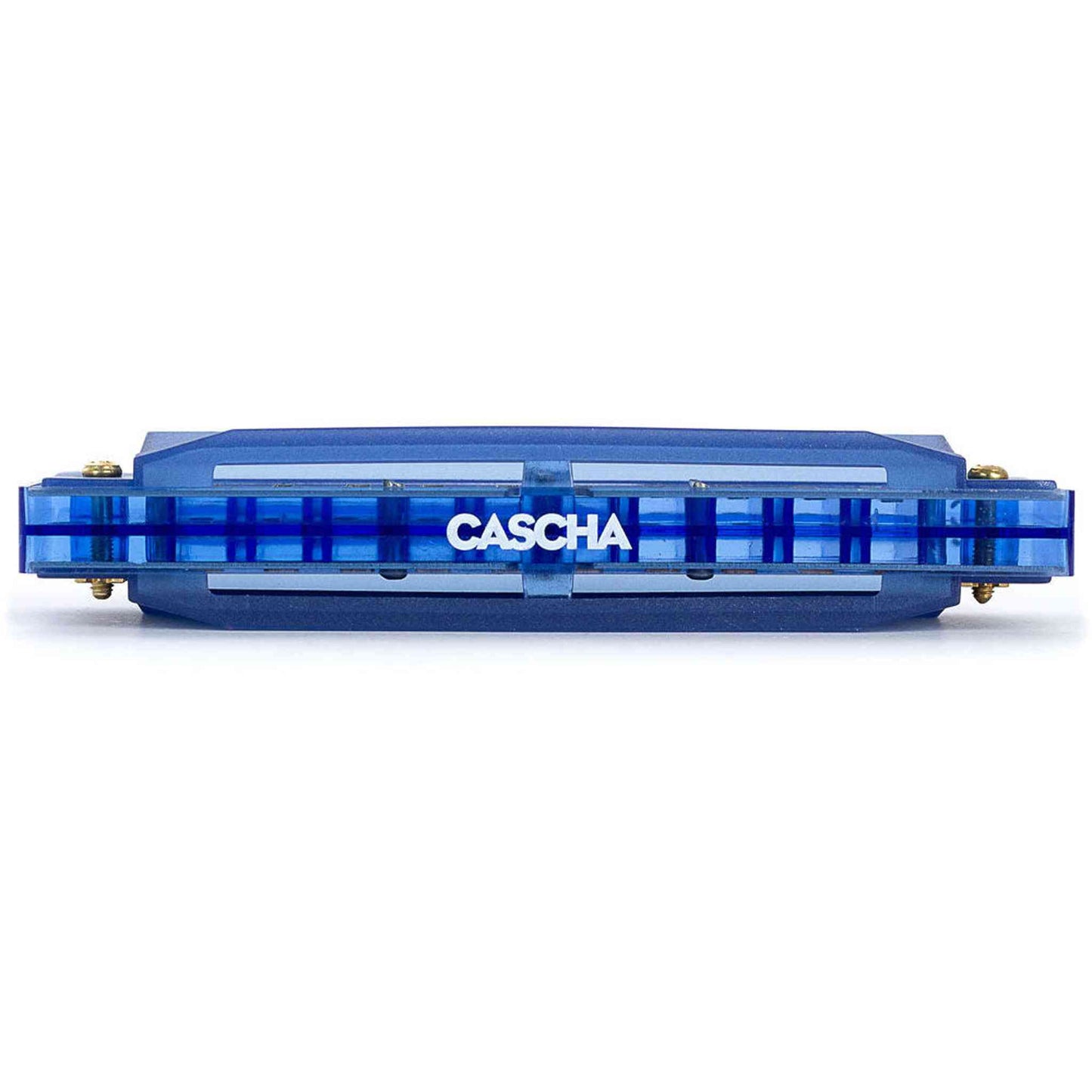 Cascha Fun Series 10-Hole Diatonic Harmonica - Transparent Blue - Key of C