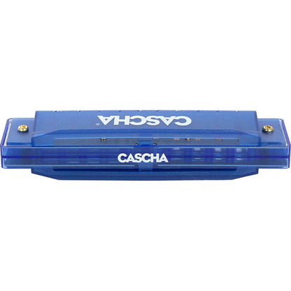 Cascha Fun Series 10-Hole Diatonic Harmonica - Transparent Blue - Key of C