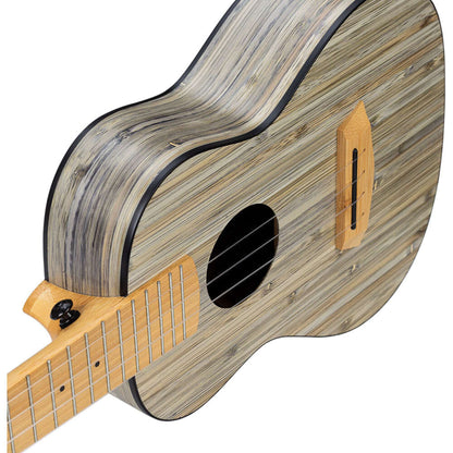Cascha Bamboo Series Concert Ukulele - Graphite Finish