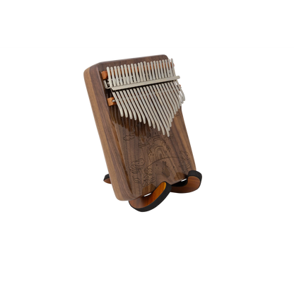 CEGA 21-Key Box Kalimba - Natural Rosewood Finish W/Pattern - Joondalup Music Centre