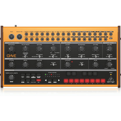 Behringer Crave Analog Semi-Modular Synthesizer-SYNTHERSIZERS-Joondalup Music Centre