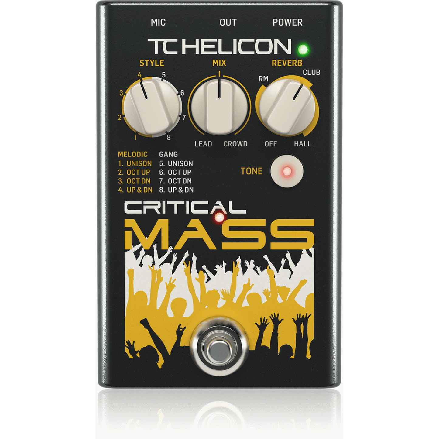 TC Helicon Critical Mass Vocal Effect Pedal - EFFECTS - [shop-name]