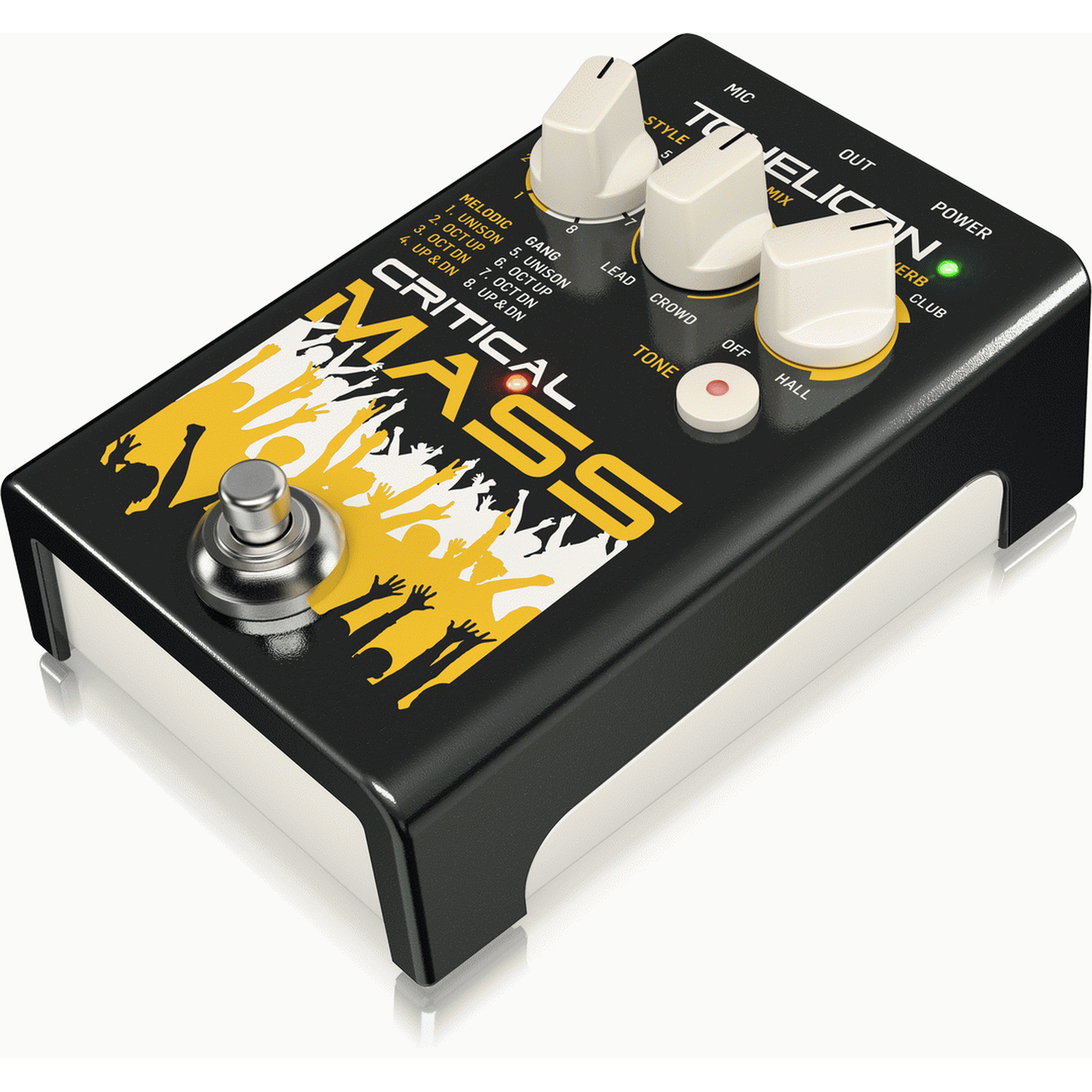 TC Helicon Critical Mass Vocal Effect Pedal - EFFECTS - [shop-name]