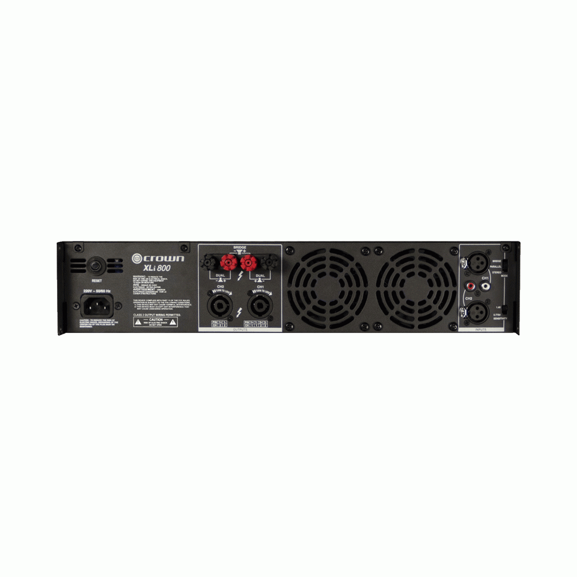 Crown XLi800 Power Amplifier (2x 300W @ 4ohm) - Joondalup Music Centre