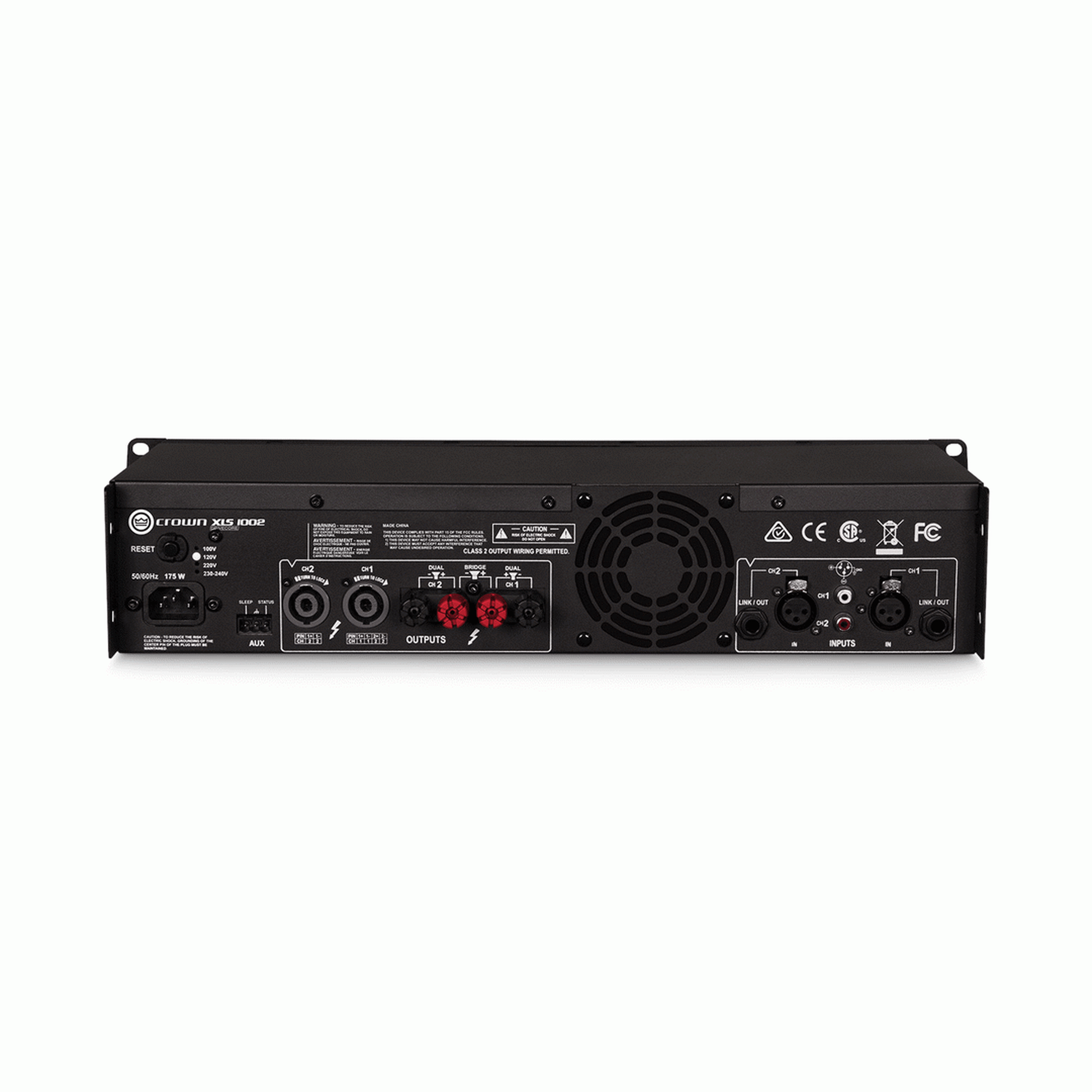 Crown XLS1002 Power Amplifier (2x 350W @ 4ohm) - Joondalup Music Centre