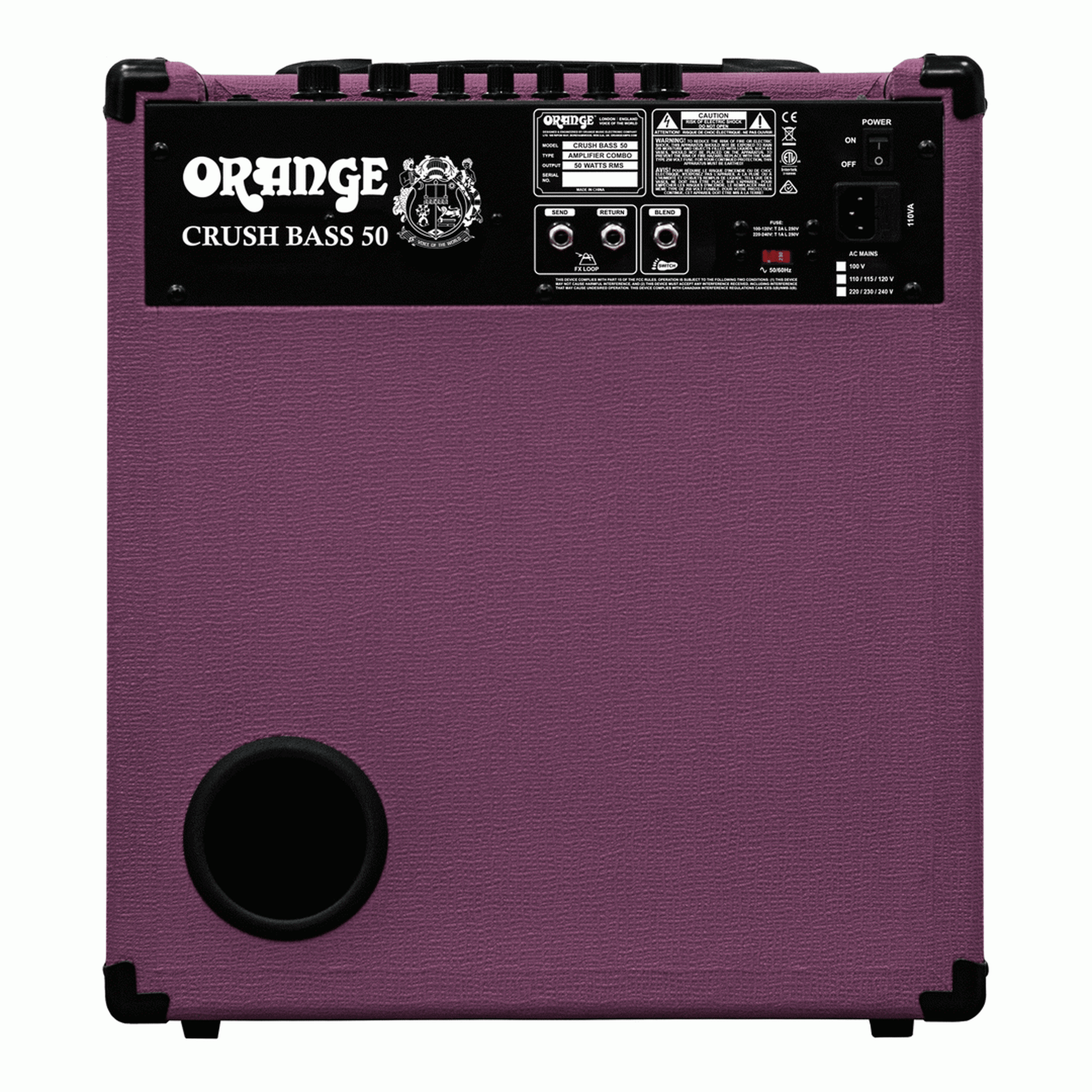 Orange Crush Bass 50 Glenn Hughes Ltd Ed Bass Ampifier - AMPLIFIER - [shop-name]