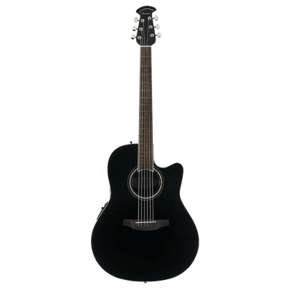 Ovation Celebrity Standard Mid Depth Acoustic Electric Guitar – Black - Joondalup Music Centre