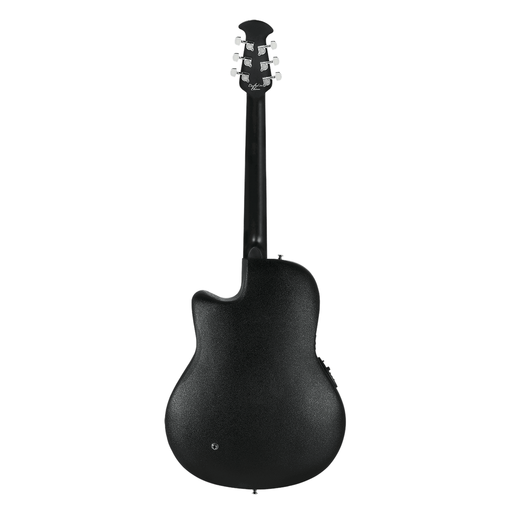 Ovation Celebrity Standard Mid Depth Acoustic Electric Guitar – Black - Joondalup Music Centre