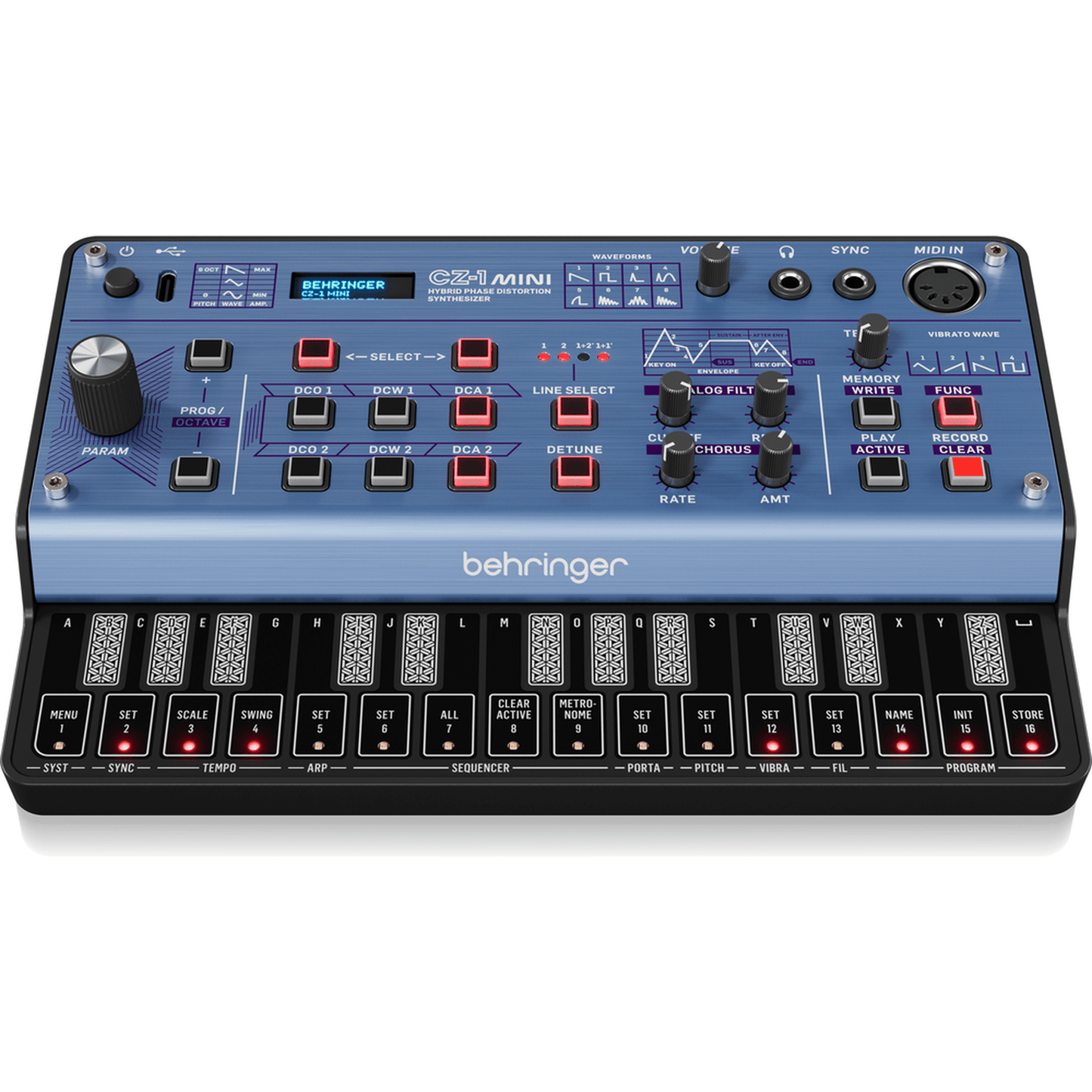 Behringer CZ-1 Mini Synth Front View - Perth