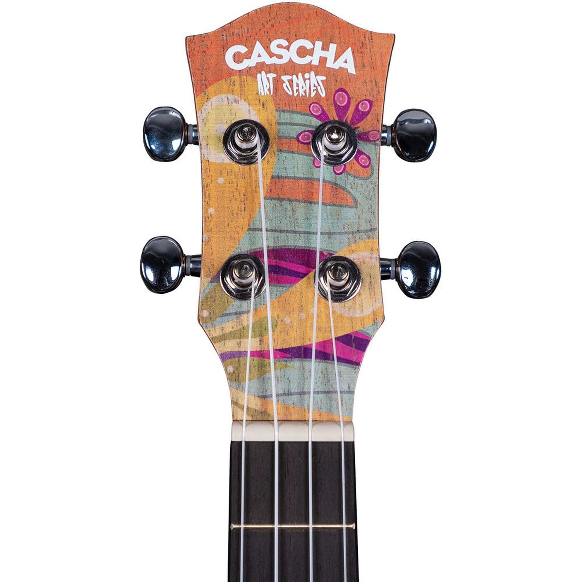 Cascha Art Series Tenor Ukulele with Flowers Design & Bag From Joondalup Music Centre 5