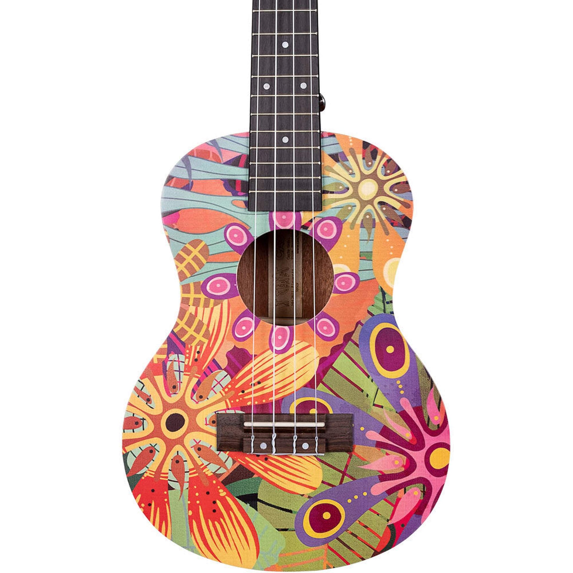 Cascha Art Series Tenor Ukulele with Flowers Design & Bag From Joondalup Music Centre 6