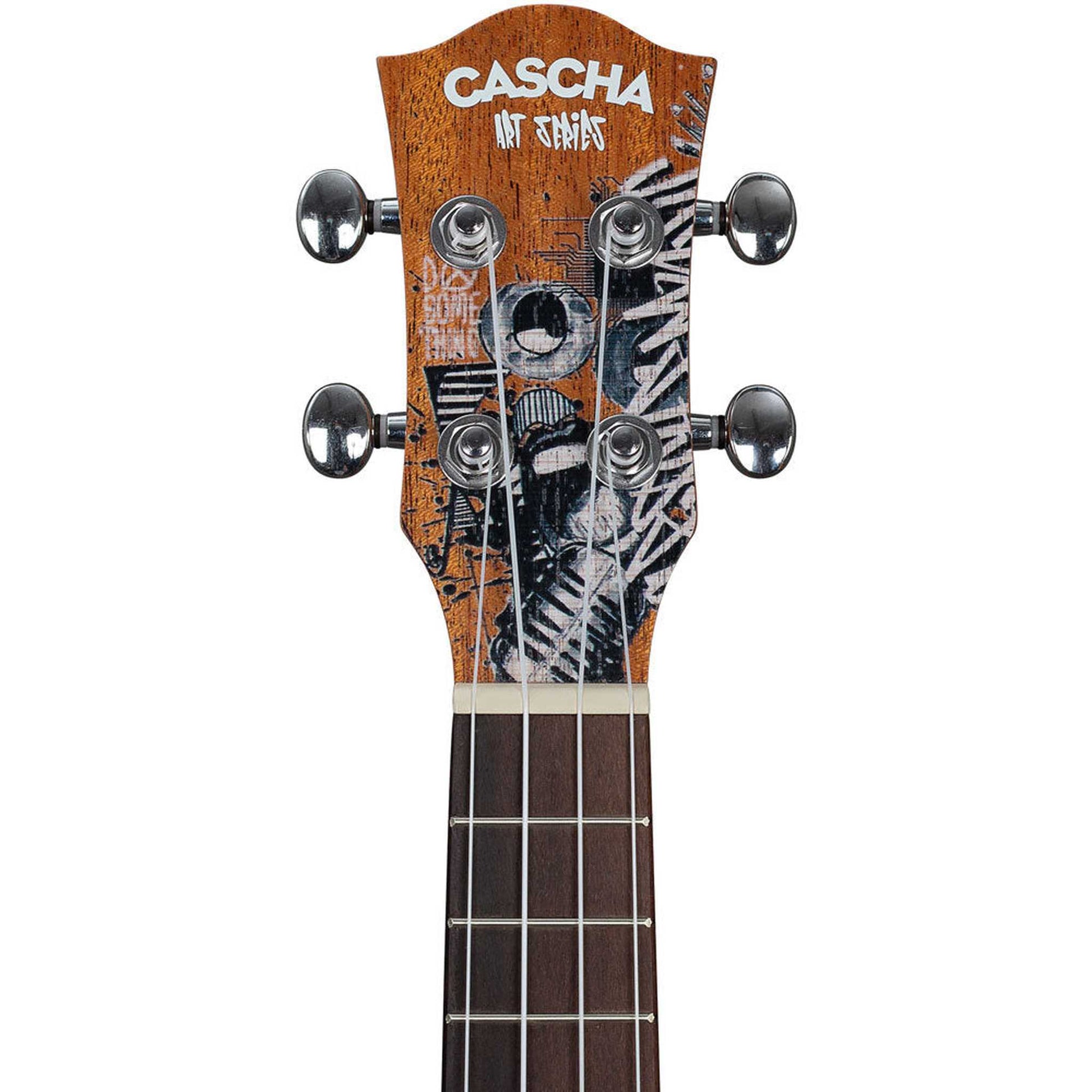 Cascha Art Series Tenor Ukulele with Sketch Design & Bag From Joondalup Music Centre 5