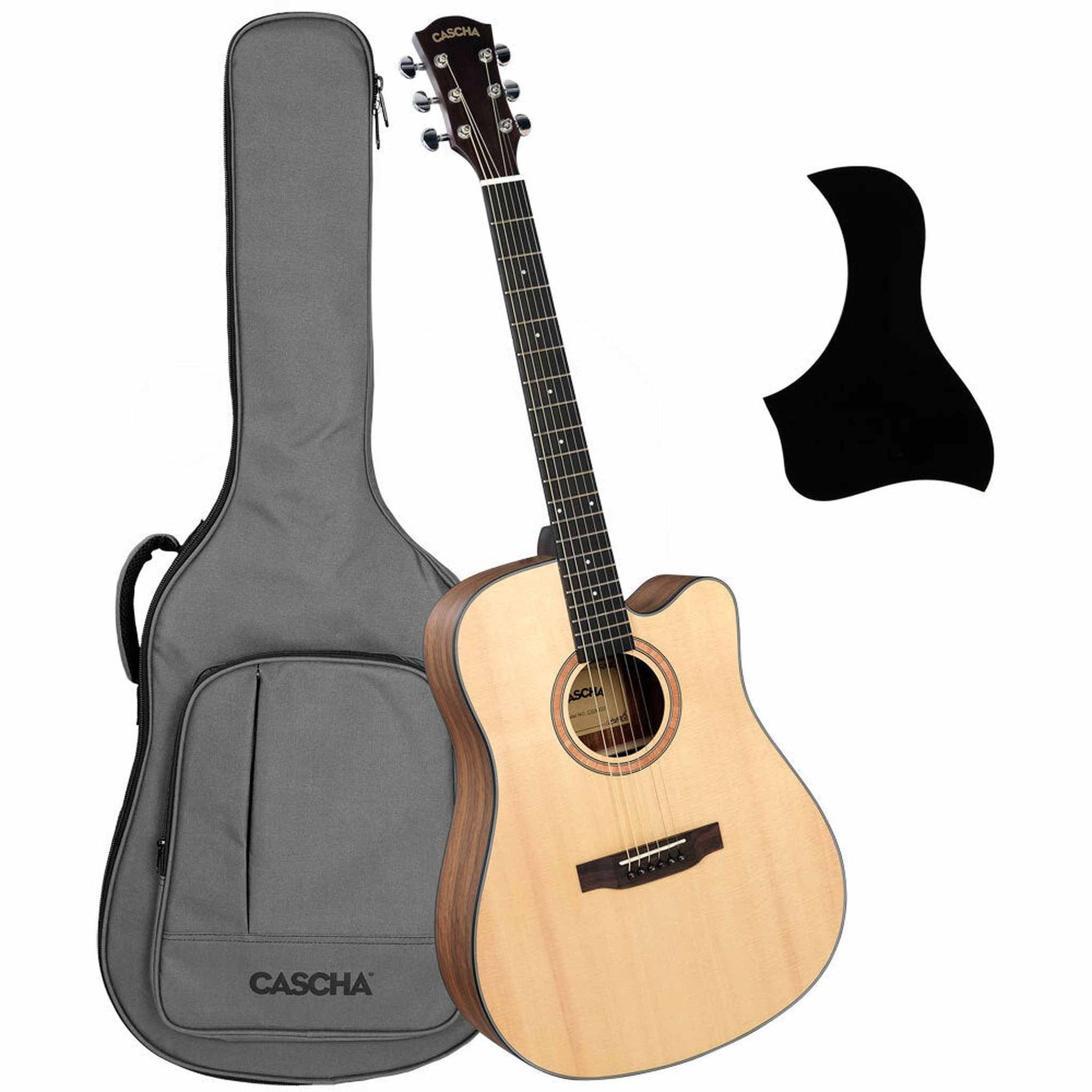 Cascha Performer Series Dreadnought Acoustic Guitar w/Bag - Natural from Joondalup Music Centre 3