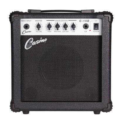 Casino P-Style Electric Bass Guitar Pack - Black - Joondalup Music Centre