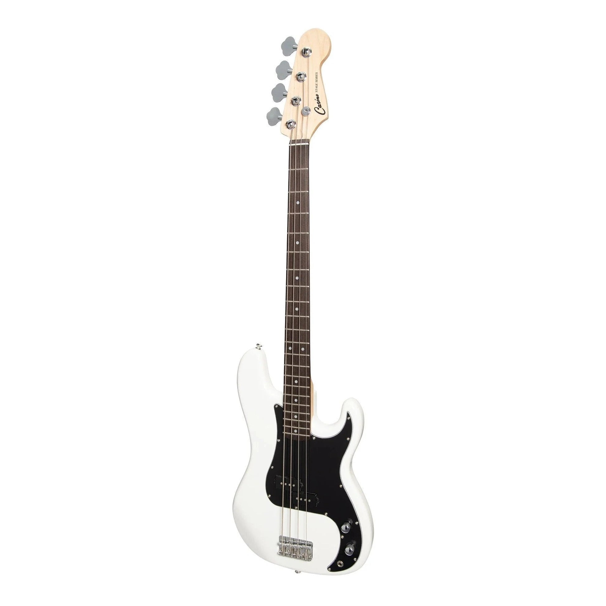 Casino P-Style Electric Bass Pack W/Amp - White - Joondalup Music Centre