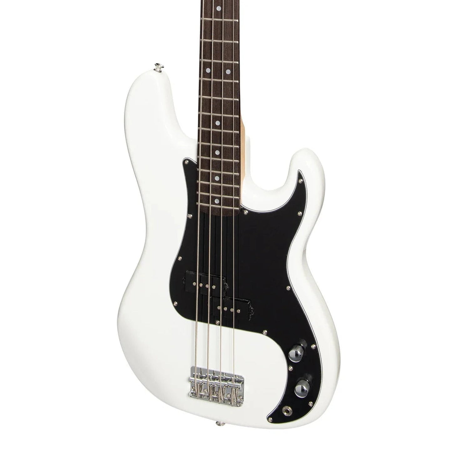 Casino P-Style Electric Bass Pack W/Amp - White - Joondalup Music Centre