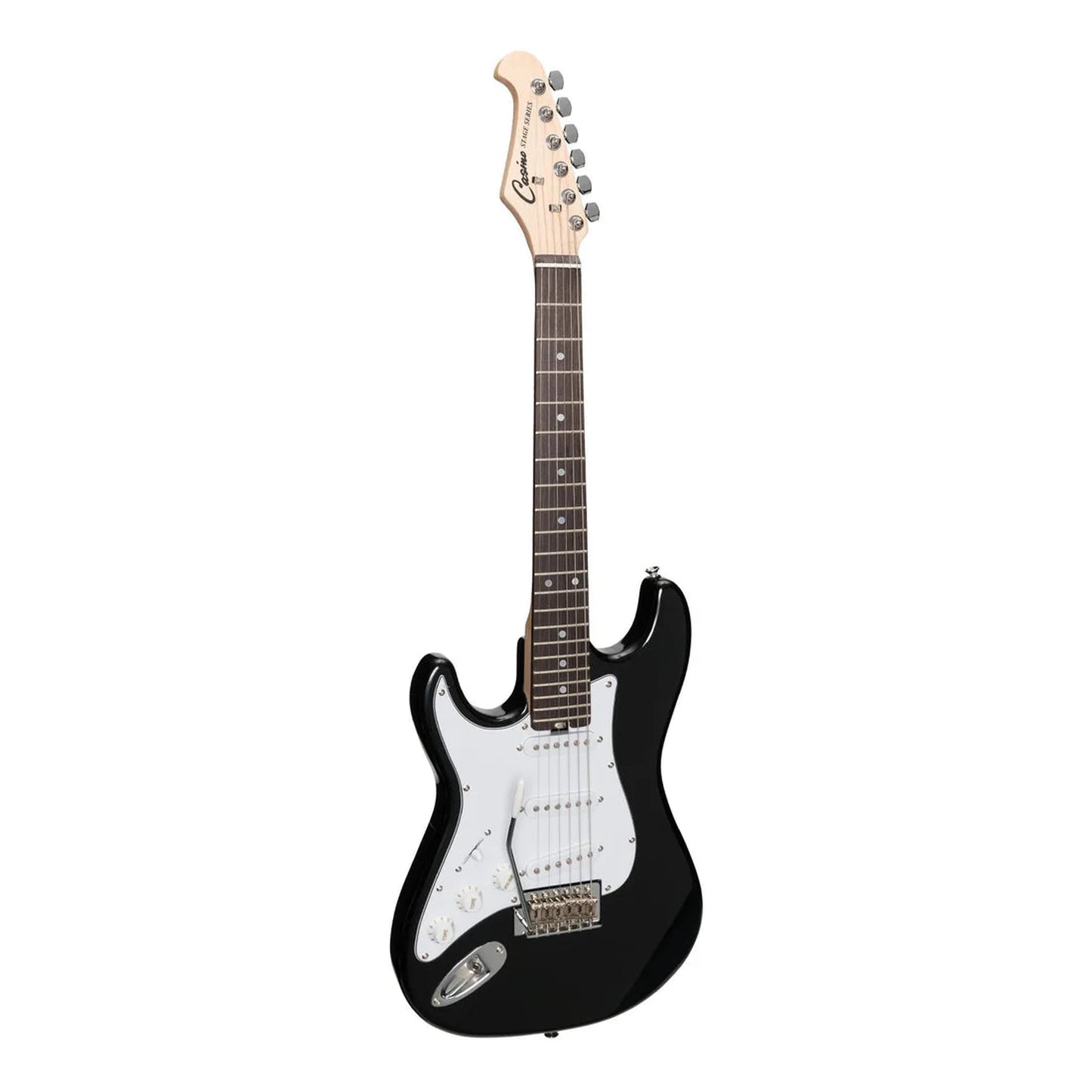 Casino ST-Style Left Handed Short Scale Electric Guitar Set - Black