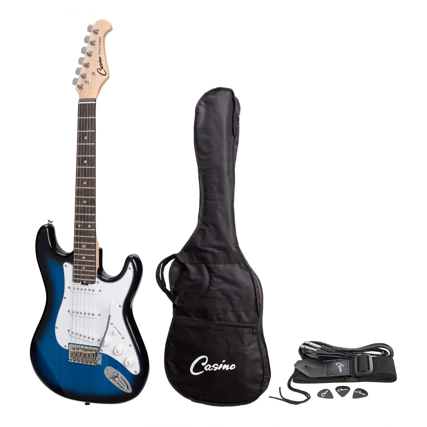 Casino ST-Style 3/4 Short Scale Electric Guitar - Blueburst - ELECTRIC GUITAR - [shop-name]