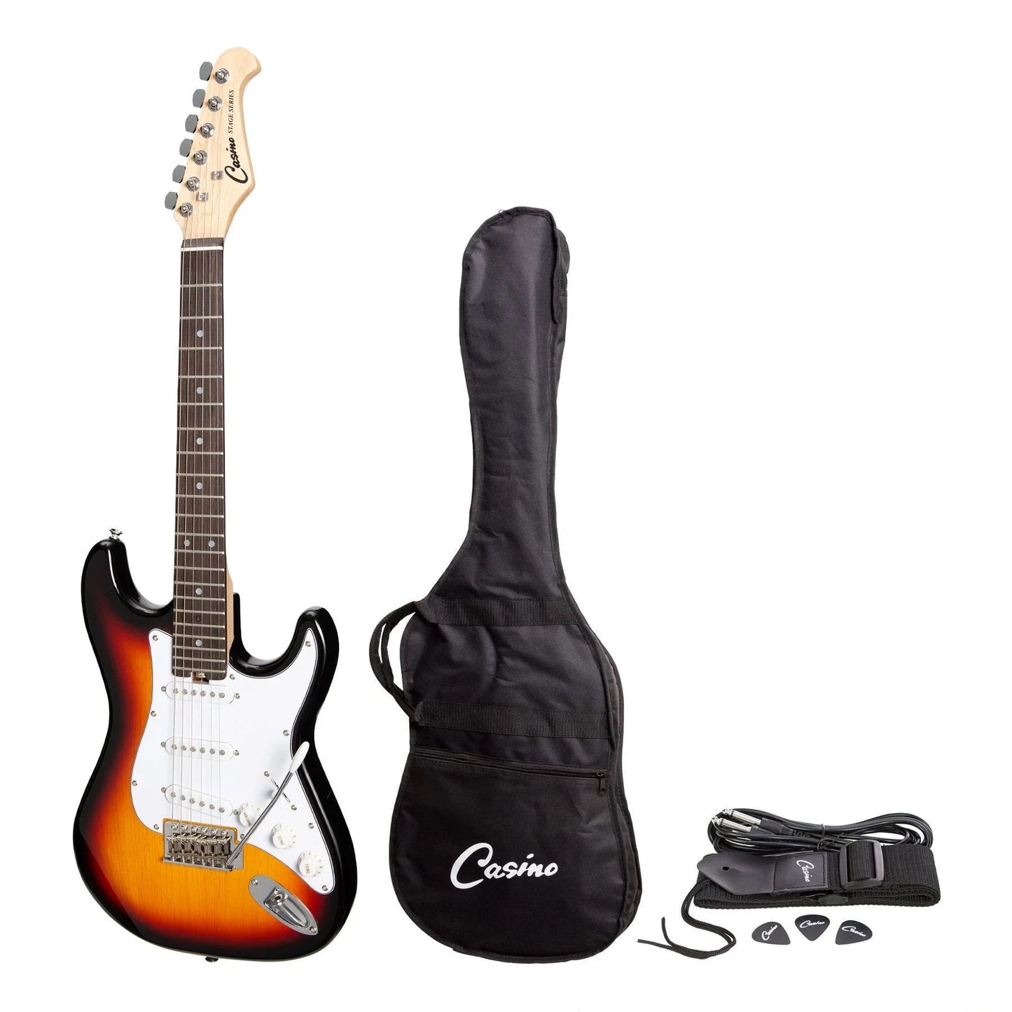 Casino ST-Style 3/4 Short Scale Electric Guitar - Sunburst - ELECTRIC GUITAR - [shop-name]