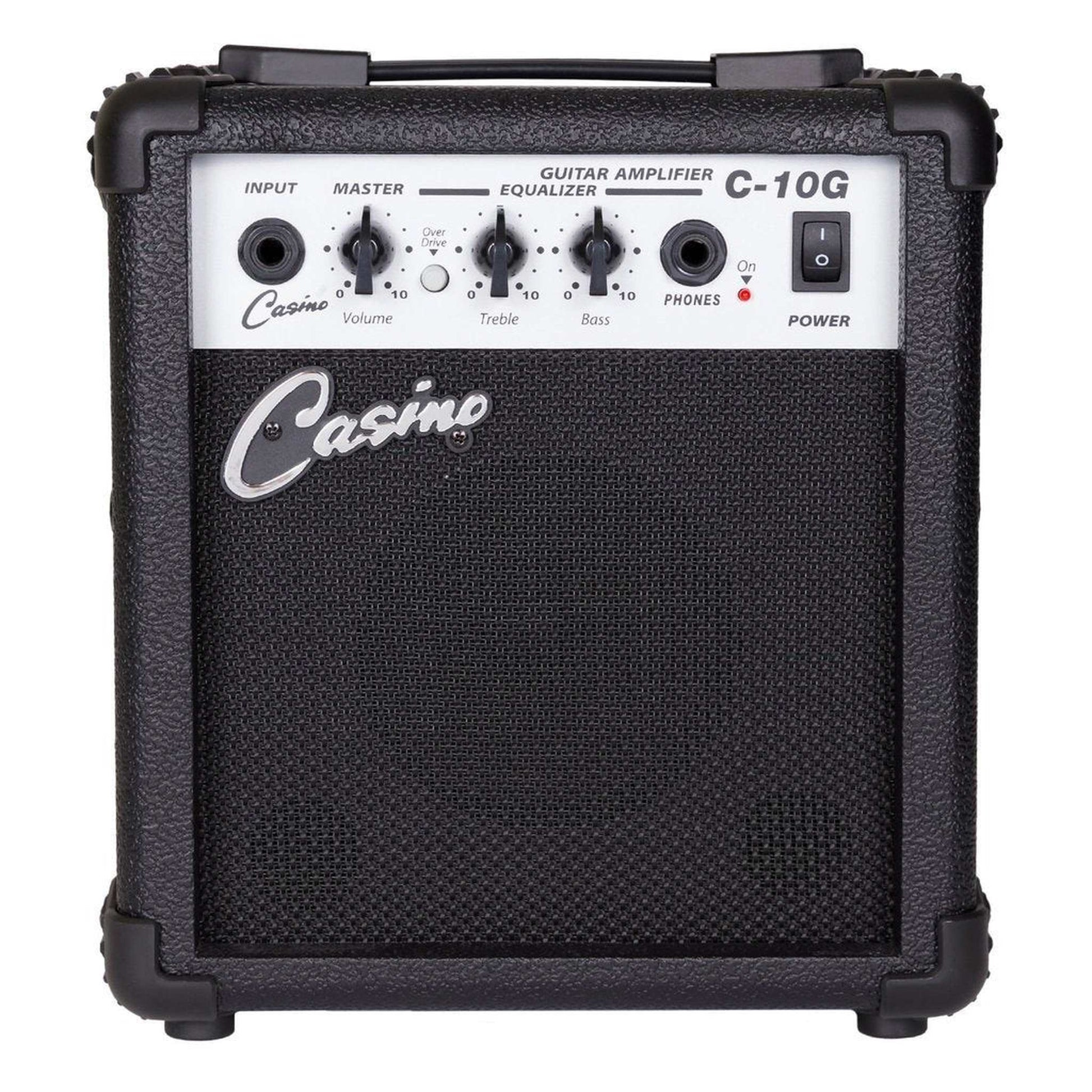 Casino ST-Style 3/4 Left Handed Short-Scale Electric Guitar Pack - Black from Joondalup Music Centre 2