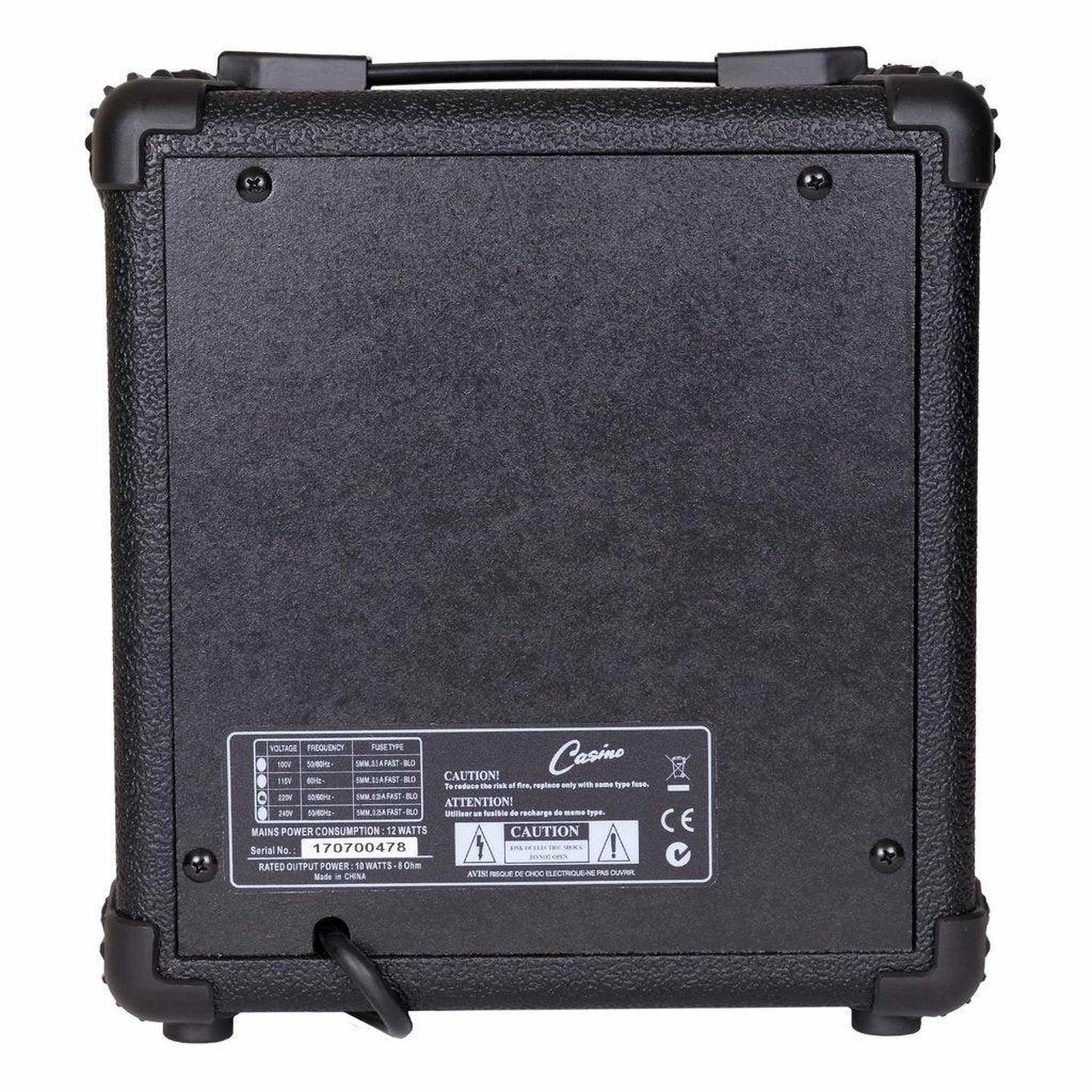 Casino ST-Style 3/4 Left Handed Short-Scale Electric Guitar Pack - Black from Joondalup Music Centre 3