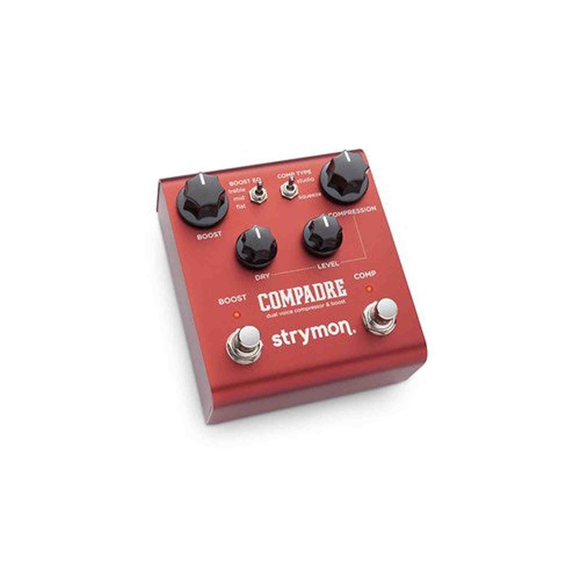 Strymon Compadre Compressor & Boost Pedal angle