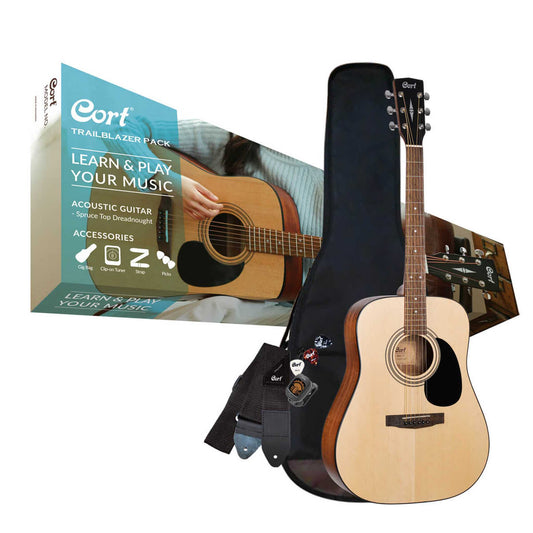 Cort CAP810 Acoustic Guitar Pack from Joondalup Music Centre