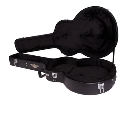 Crossfire Standard Shaped 335-Style Electric Guitar Hard Case - Black