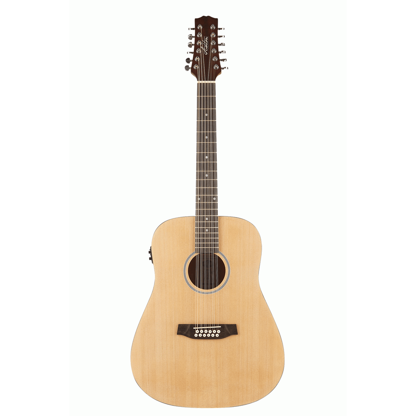 Ashton D20/12EQ 12 String Acoustic Guitar - Natural Matte - ACOUSTIC GUITAR - [shop-name]