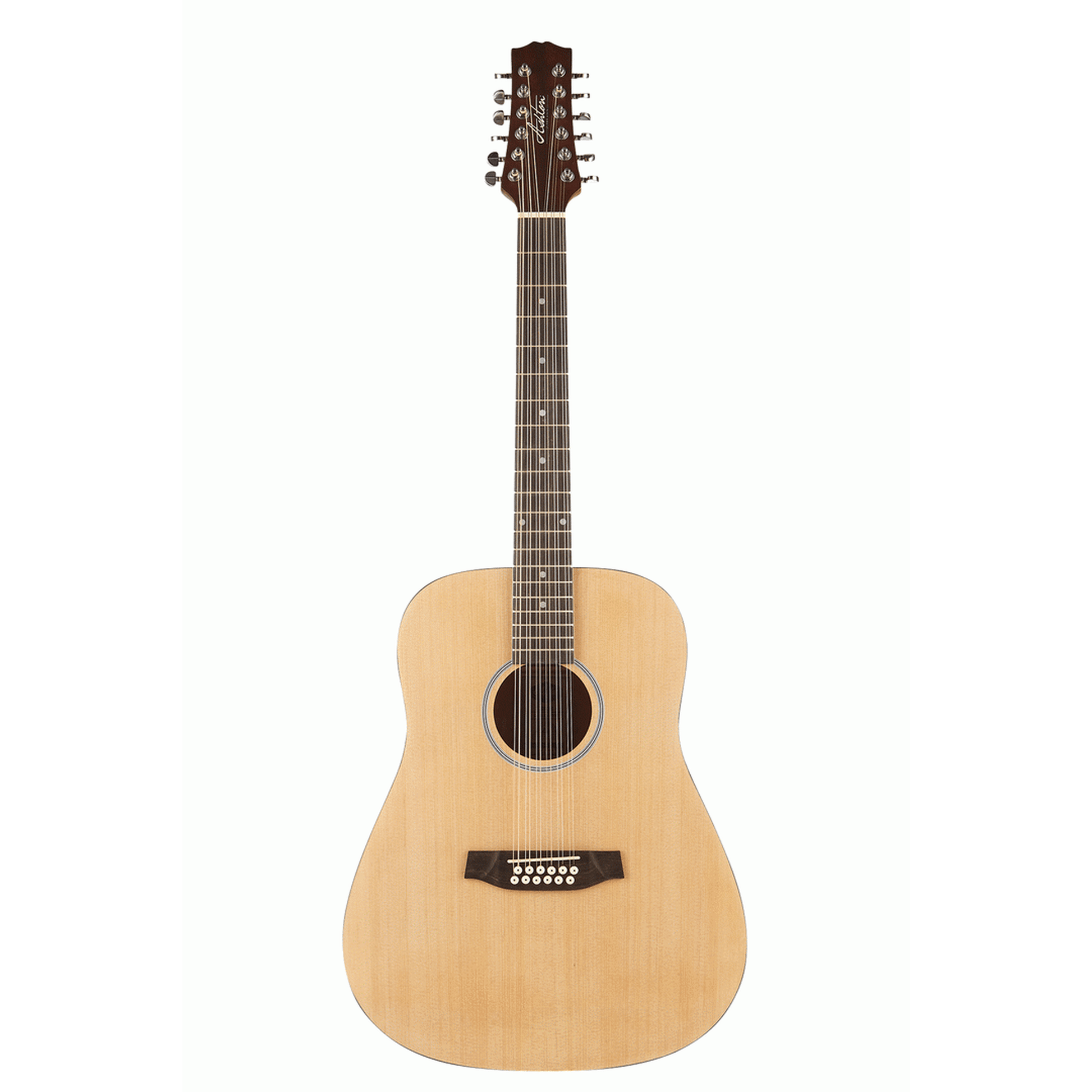 Ashton D20/12 12 String Acoustic Guitar - Natural Matte - ACOUSTIC GUITAR - [shop-name]