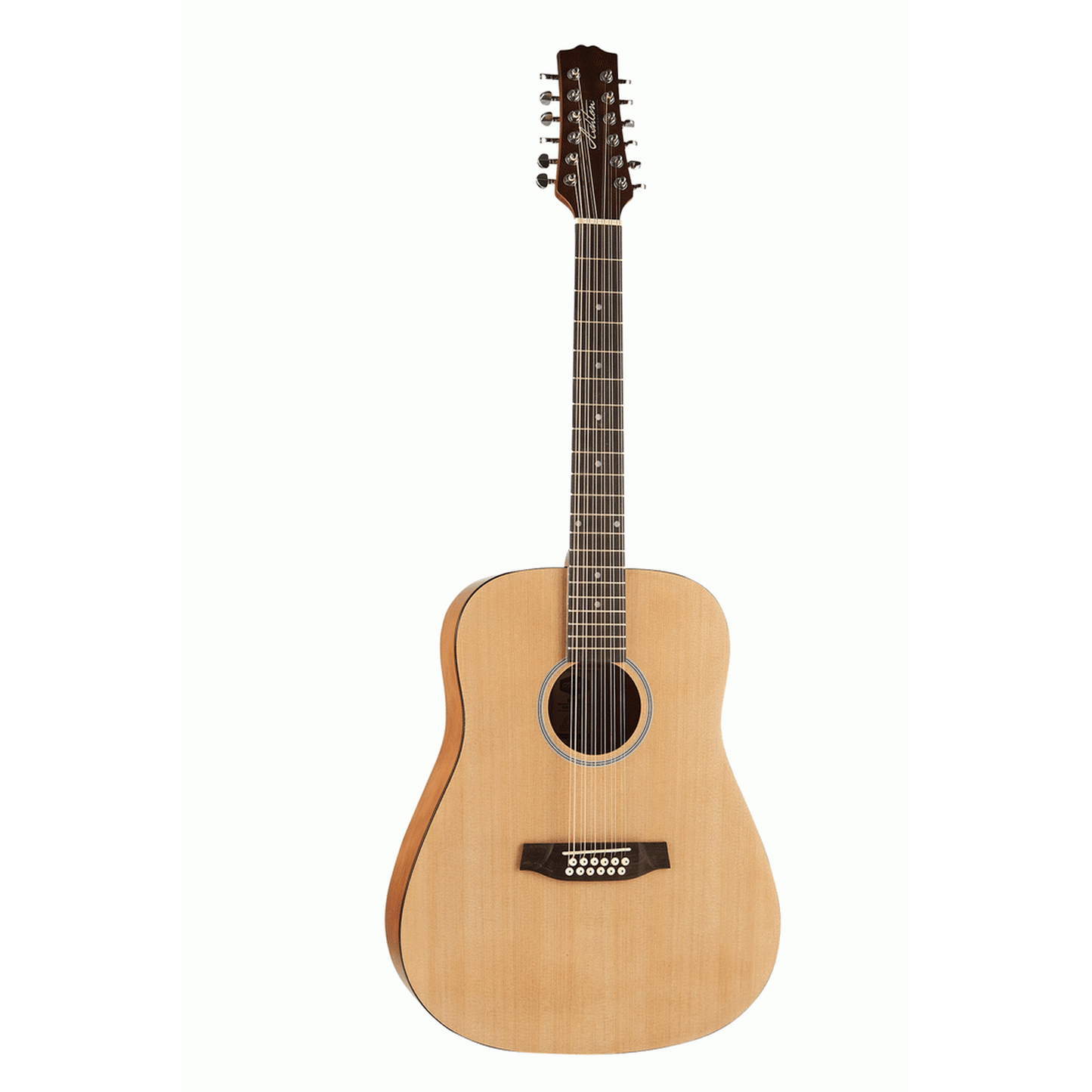 Ashton D20/12 12 String Acoustic Guitar - Natural Matte - ACOUSTIC GUITAR - [shop-name]